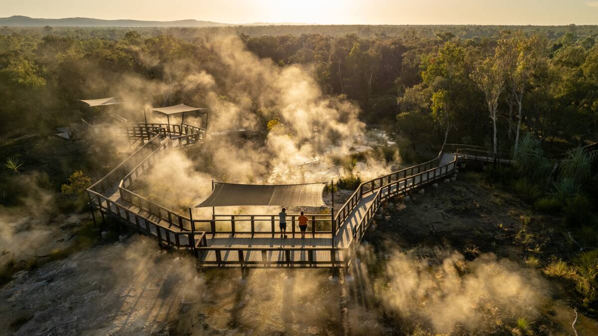 Talaroo hot springs. Picture: Tourism and Events Queensland