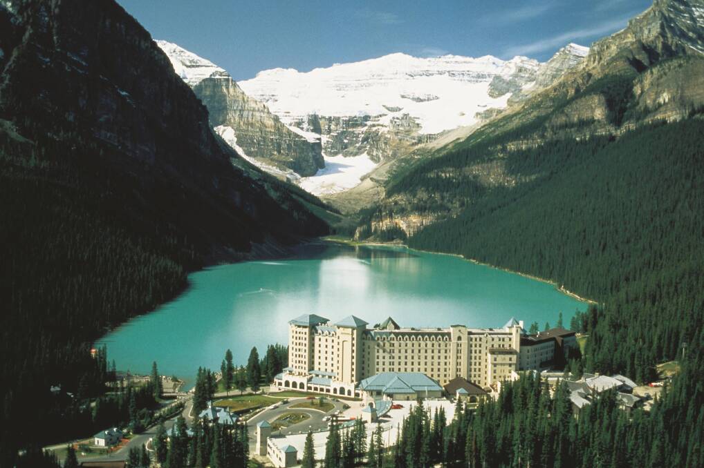 The iconic Fairmont Chateau Lake Louise. The iconic Fairmont Chateau Lake Louise.