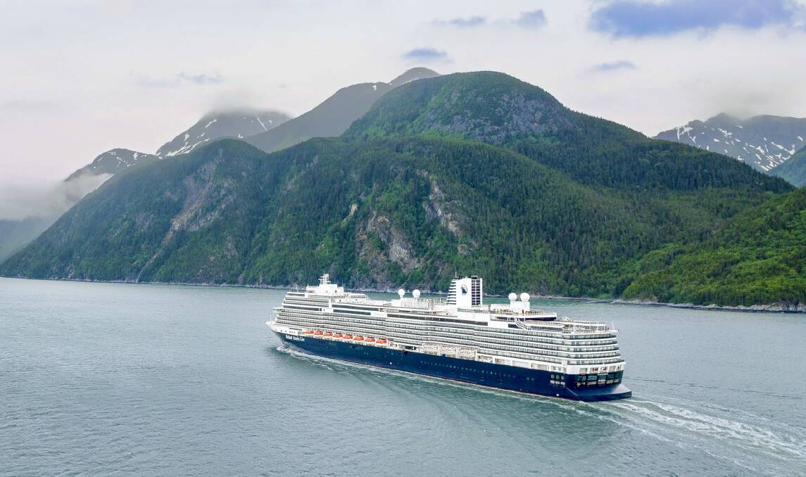 Holland America Line's Koningsdam in Alaska.