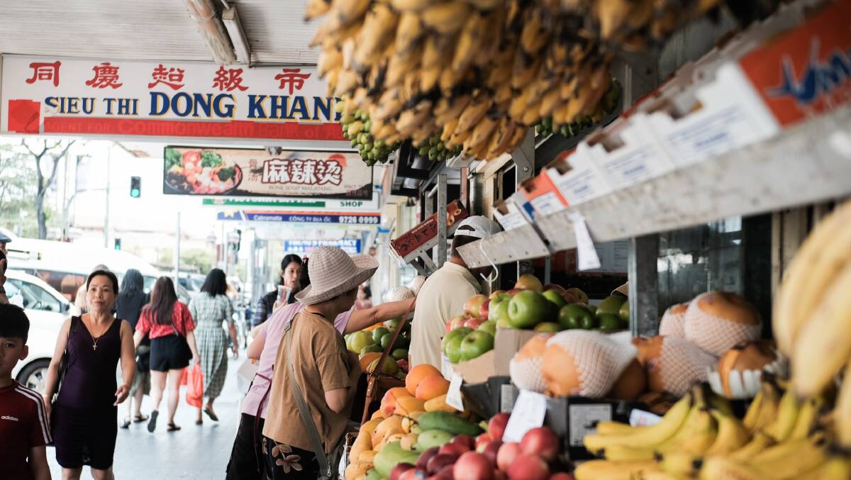 Fresh produce in Cabramatta. Picture by Getty Images