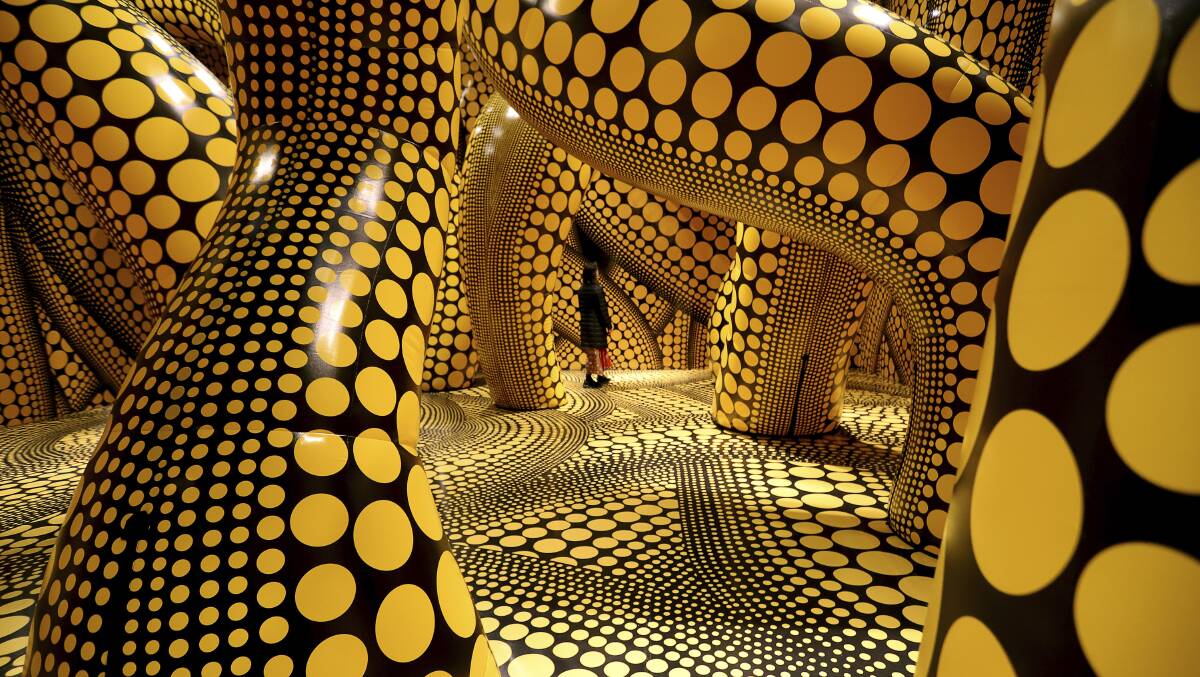 One of the 10 immersive artworks by Yayoi Kusama, which will be part of the NGV exhibition. One of the 10 immersive artworks by Yayoi Kusama, which will be part of the NGV exhibition.