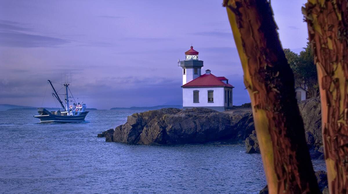 The Lime Kiln Point State Park lighthouse. Picture: Getty Images