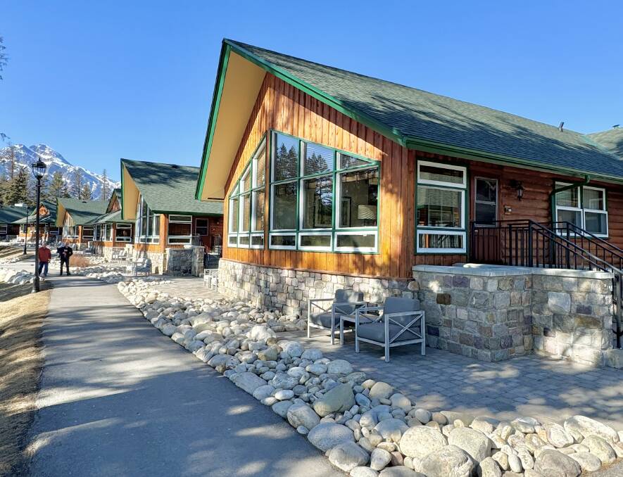 A lake-view cabin at Fairmont Jasper Park Lodge. Picture: Akash Arora A lake-view cabin at Fairmont Jasper Park Lodge. Picture: Akash Arora