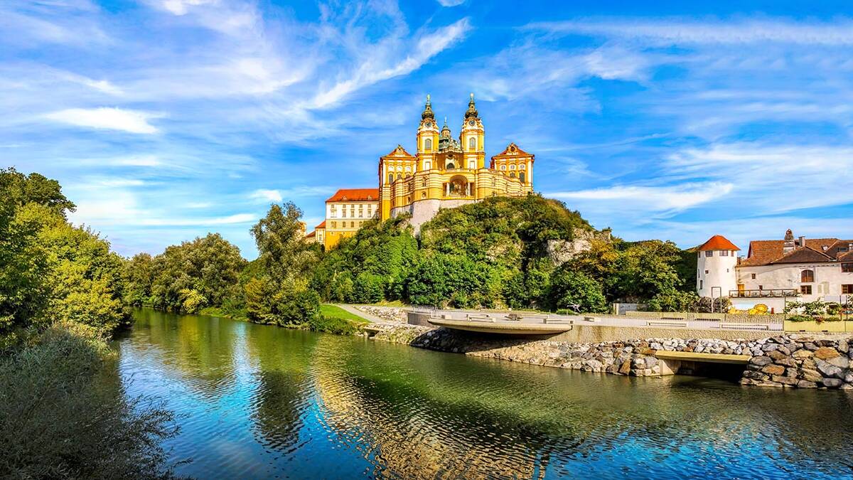 Melk, Austria. Melk, Austria.