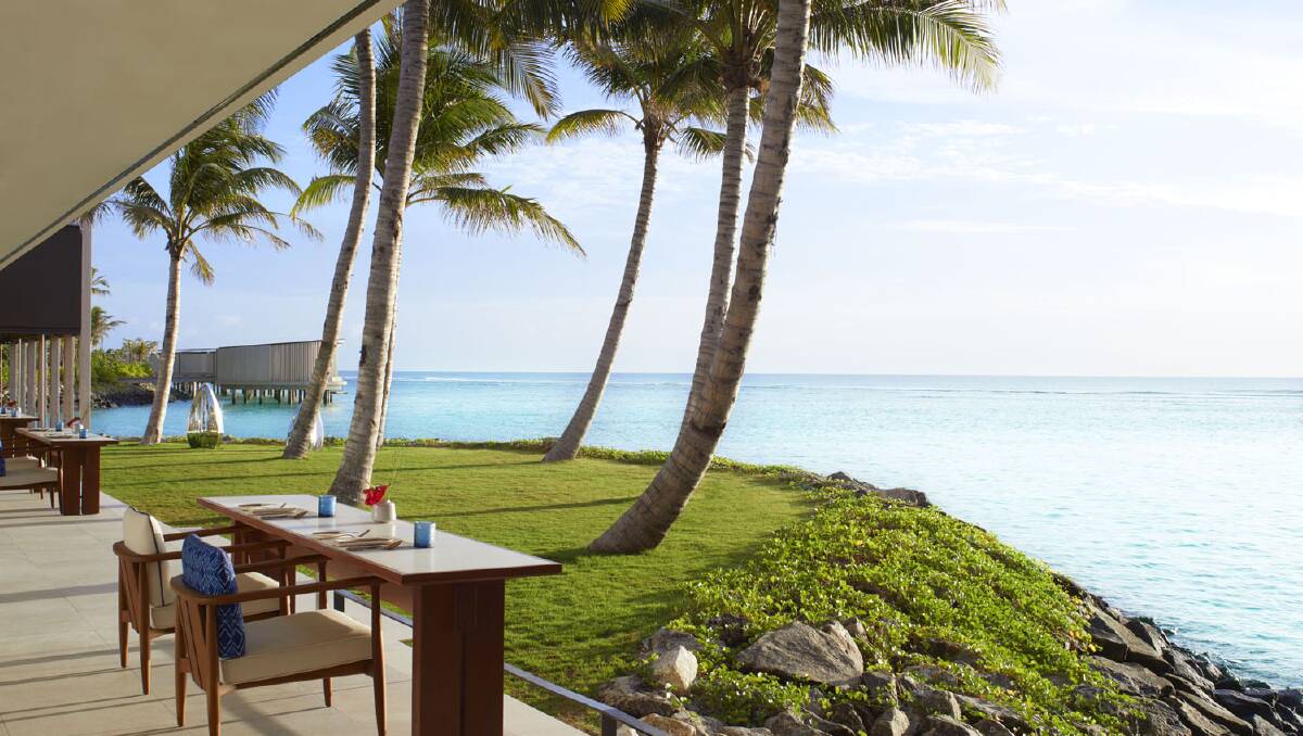 Table with a view. Table with a view.