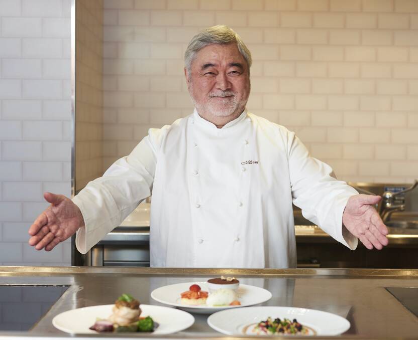 Chef Kiyomi Mikuni. Chef Kiyomi Mikuni.