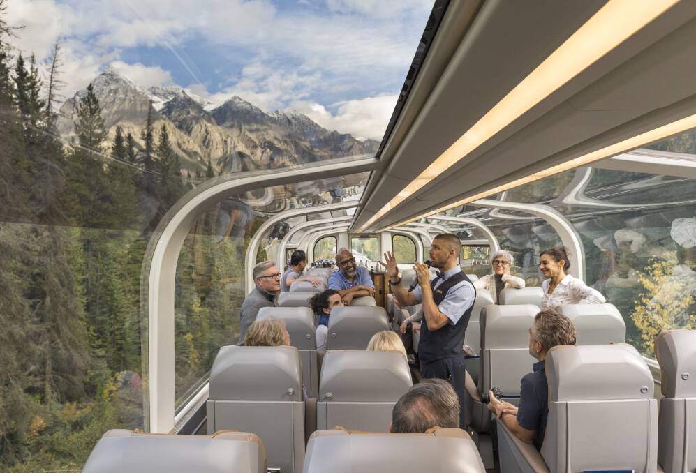 Rocky Mountaineer, Canada. Rocky Mountaineer, Canada.