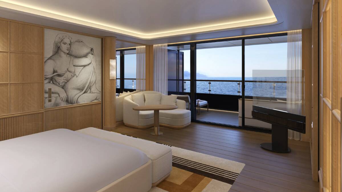 A render of a suite on Four Seasons I.