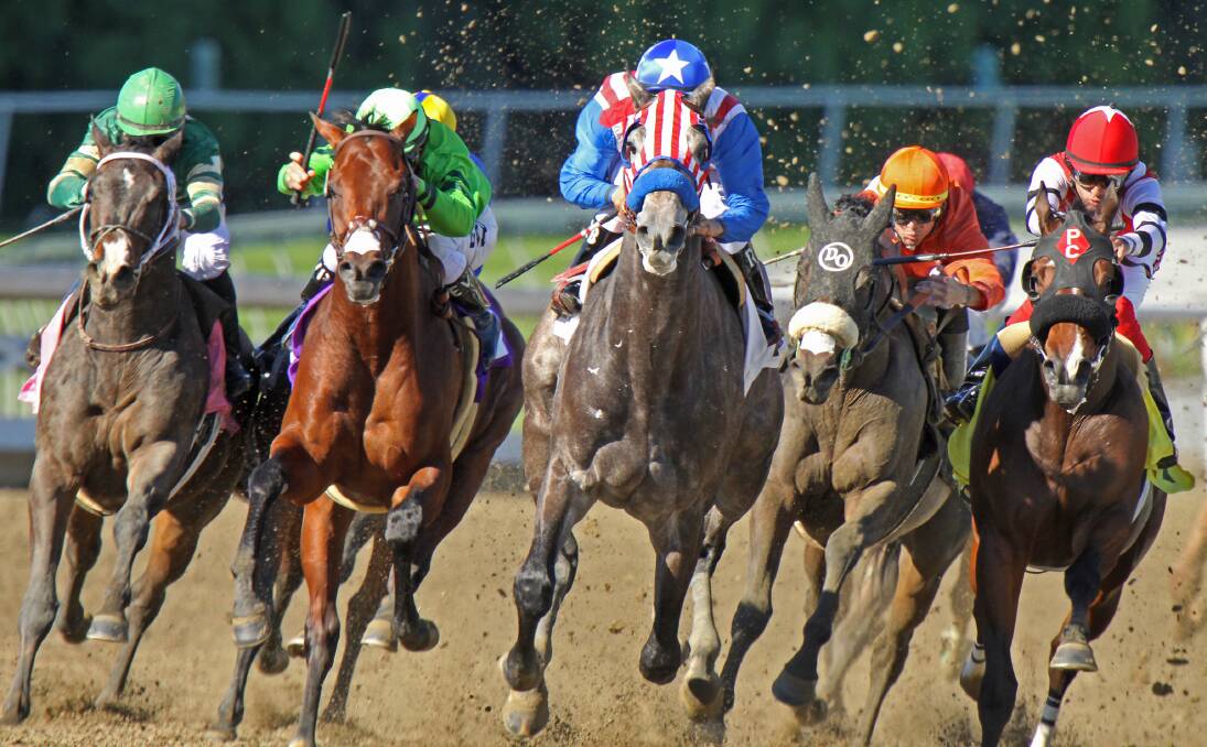 The action at the Kentucky Derby. Picture: Shutterstock The action at the Kentucky Derby. Picture: Shutterstock