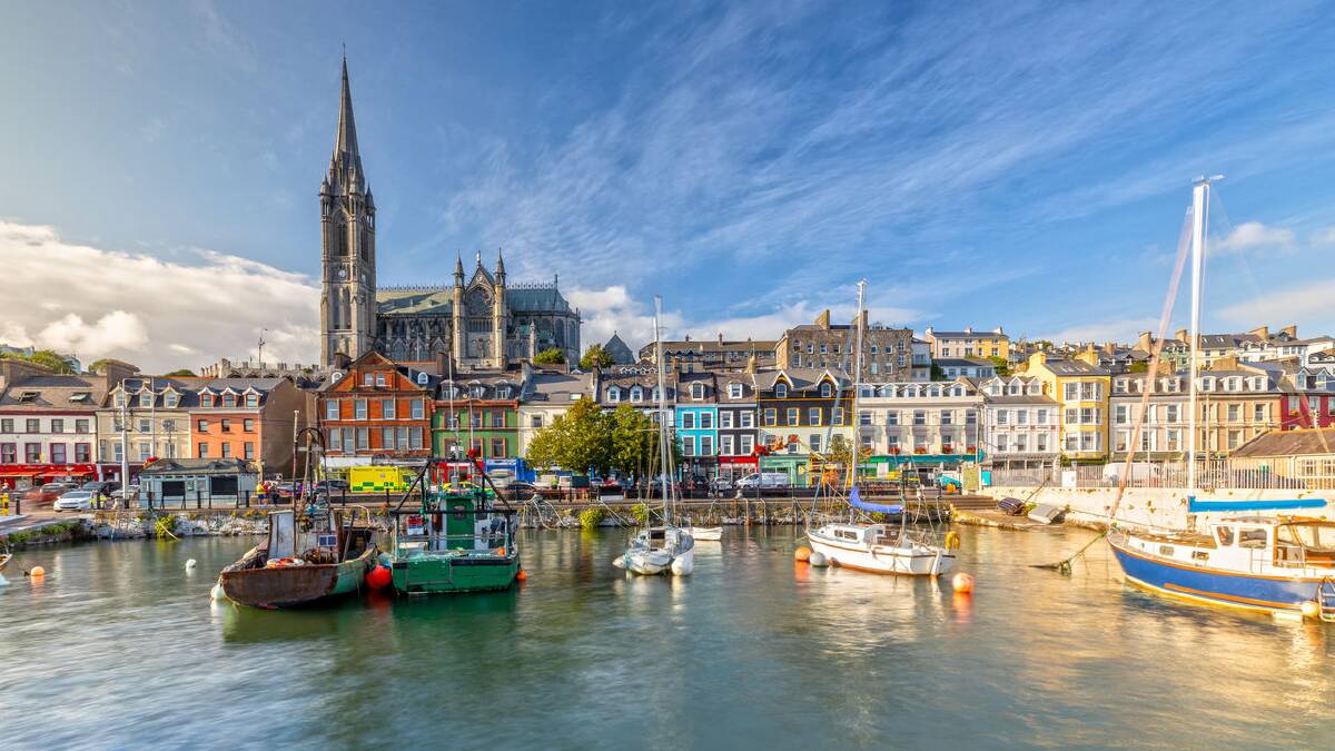 Fishing boats inside the port of Cobh, Cork. Picture: Shutterstock