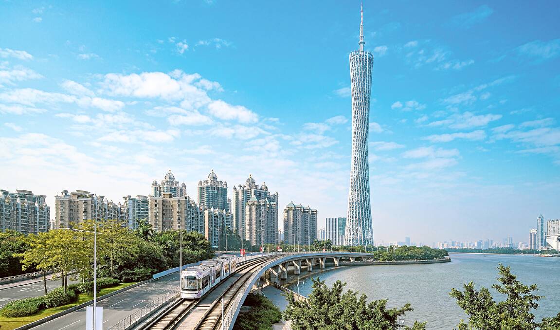 The Guangzhou skyline. Picture by Getty Images The Guangzhou skyline. Picture by Getty Images