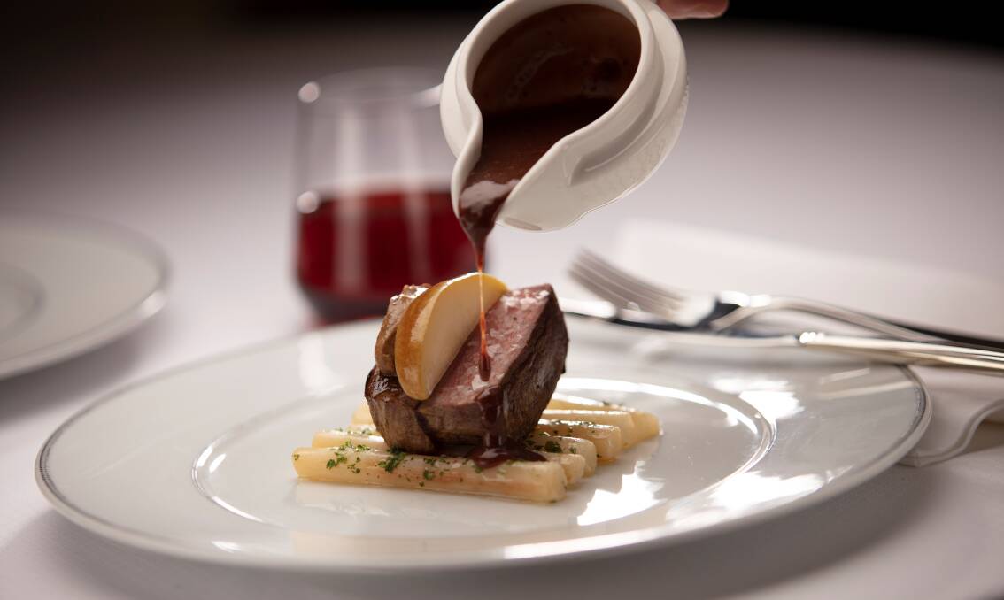 Gourmet fare on a Regent Seven Seas cruise.