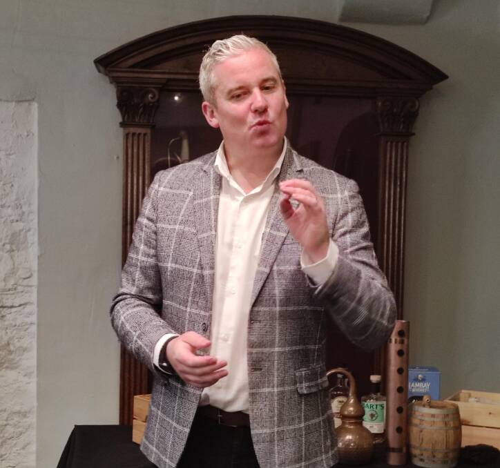 John Callely Jr is your man for a great Irish-whiskey experience. Picture: Steve McKenna