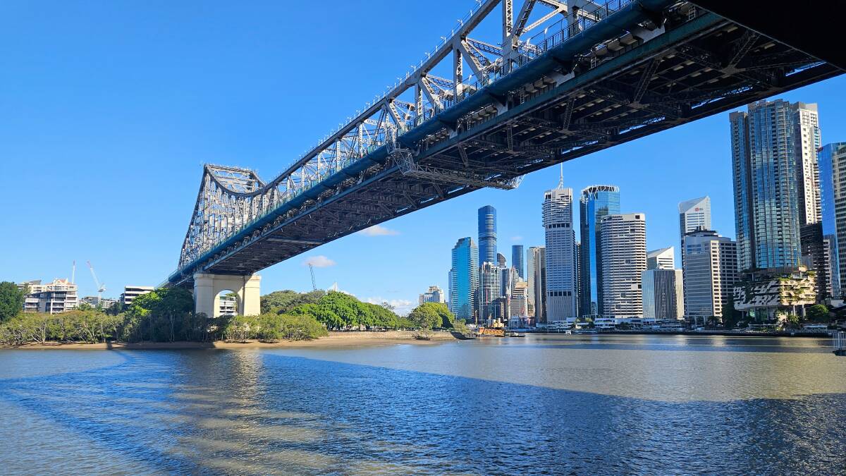 River and Story Bridge views from Howard Smith Wharves. Picture by Natascha Mirosch