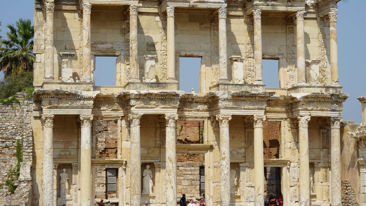 Ancient Library of Ephesus, Turkey. Picture: John-Paul Moloney Ancient Library of Ephesus, Turkey. Picture: John-Paul Moloney