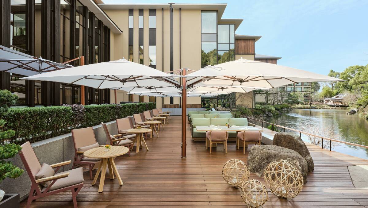 Emba Kyoto Grill's waterfront seating.