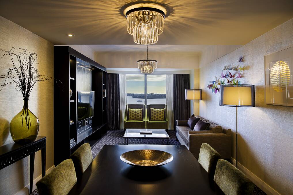 A suite at Movenpick Hotel.