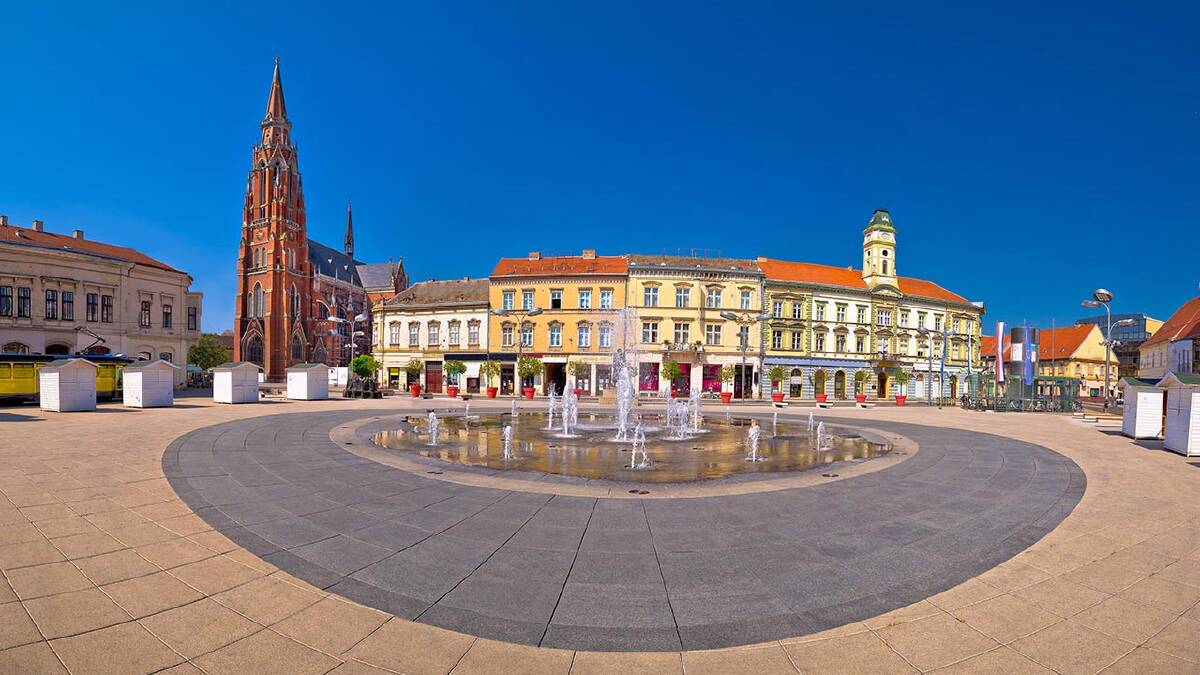 Osijek, Croatia. Osijek, Croatia.