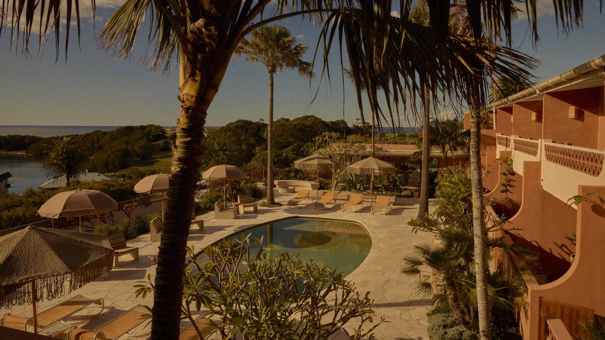 The magnesium pool, heated to 28 degrees.