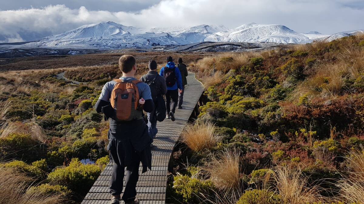 A hike with mountain views. Picture by Visit Ruapehu A hike with mountain views. Picture by Visit Ruapehu