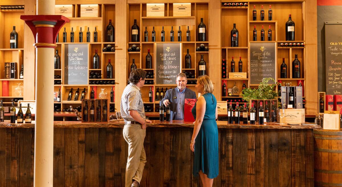 Wine tasting at Chateau Tanunda. Picture by Tourism Australia/SATC Wine tasting at Chateau Tanunda. Picture by Tourism Australia/SATC
