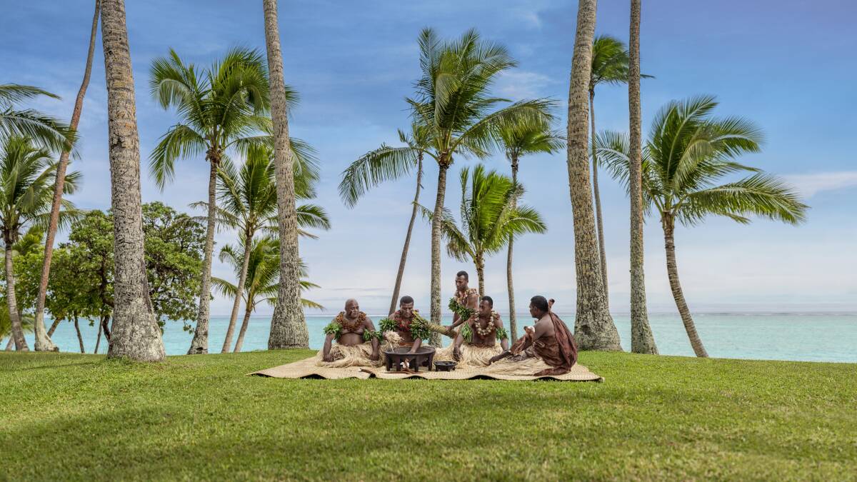 A kava ceremony. Picture: Tourism Fiji