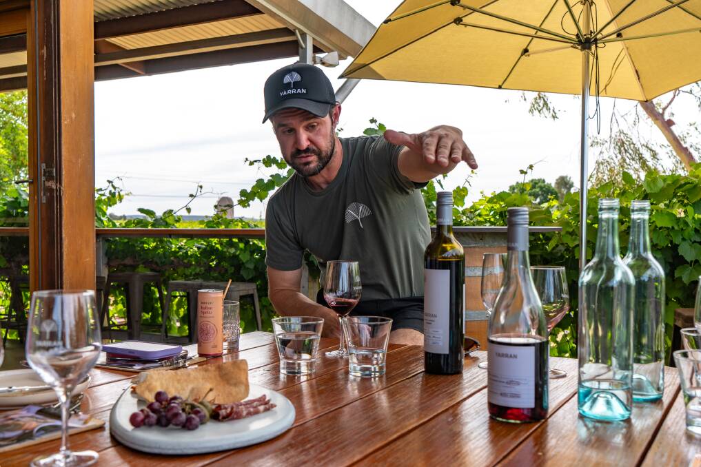 Luke Beltrame of Yarran Wines. Picture by Michael Turtle Luke Beltrame of Yarran Wines. Picture by Michael Turtle