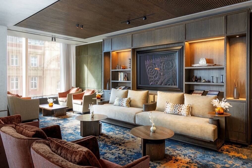 InterContinental Auckland's brand-new club lounge.