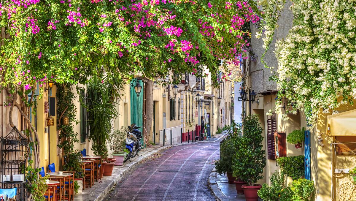 Plaka in Athens.