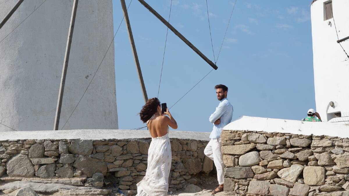Under the Windmills of Mykonos. Picture: John-Paul Moloney Under the Windmills of Mykonos. Picture: John-Paul Moloney