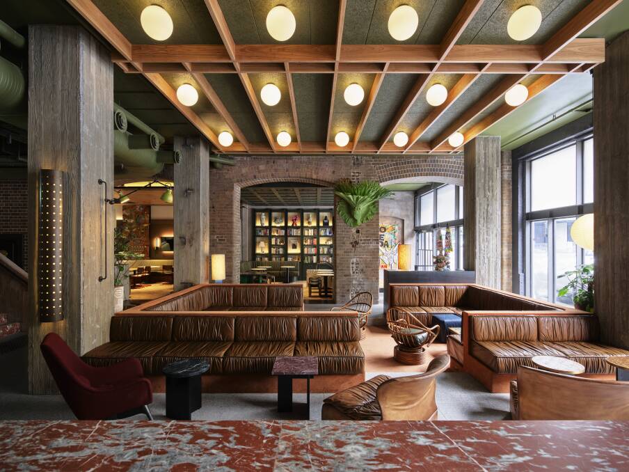Hip interiors at Ace Hotel Sydney. Hip interiors at Ace Hotel Sydney.