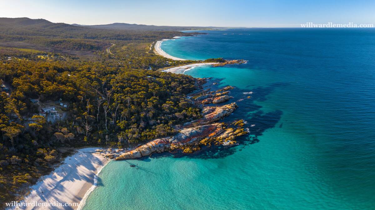 A 20-kilometre coastal strip in Tasmania's Bay of Fires region has been raked Australia's best beach. A 20-kilometre coastal strip in Tasmania's Bay of Fires region has been raked Australia's best beach.