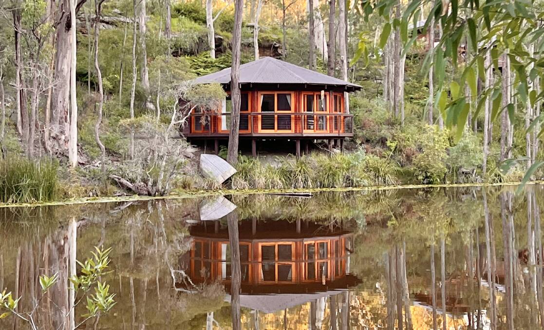 Yoga studio by the billabong.
