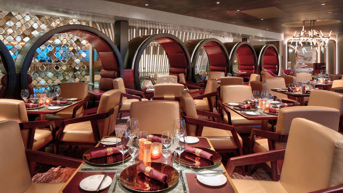 Fine Cut Steakhouse on Celebrity Apex.