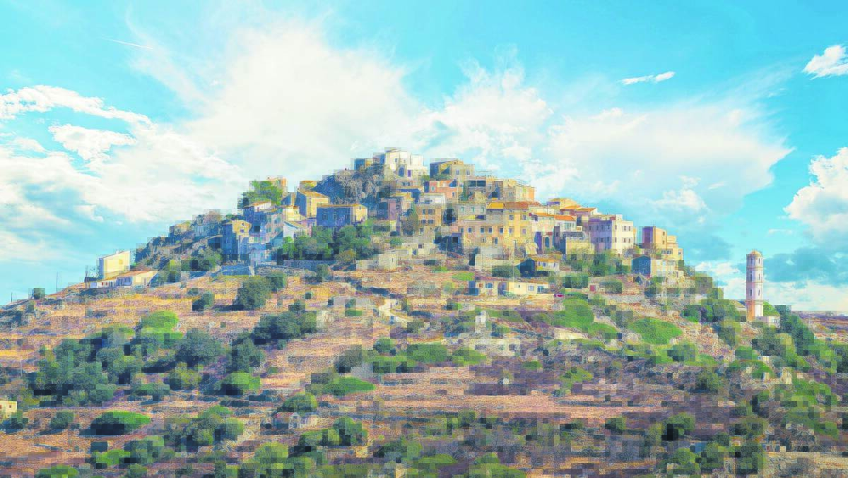 Sant'Antonino is perched on a hill. Picture: Shutterstock Sant'Antonino is perched on a hill. Picture: Shutterstock