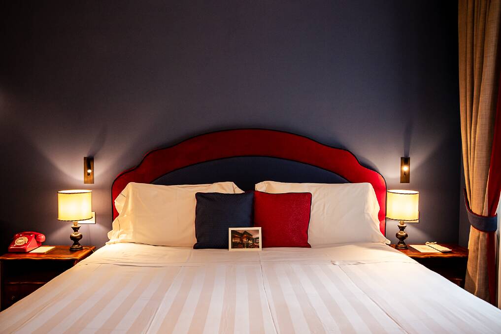 A room at Hotel La Posta. Picture by Monique Ceccato