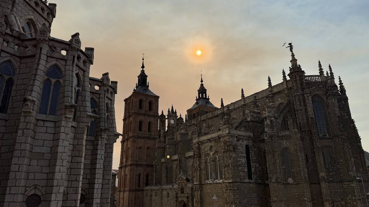 The Cathedral of Astorga on the Camino trail. Picture by David Box