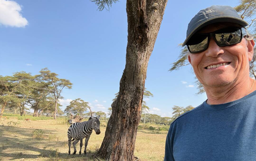 Max Phelps on an African safari. Picture supplied Max Phelps on an African safari. Picture supplied