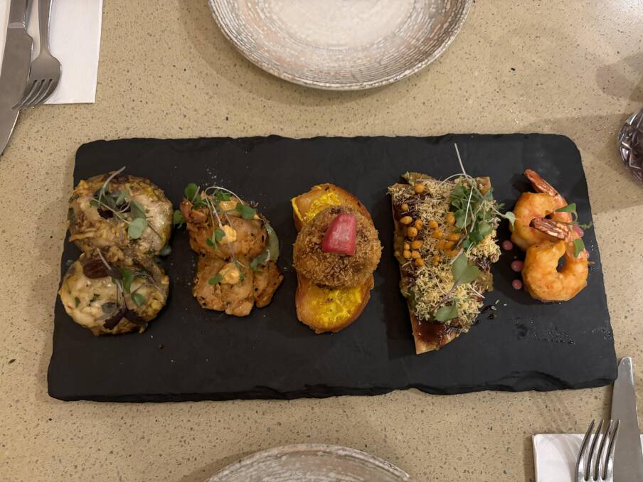 A selection of snacks and small bites at Raas Leela. A selection of snacks and small bites at Raas Leela.