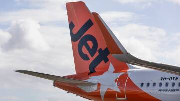 A Jetstar Airbus A321neo heading to Denpasar. Picture Marina Neil