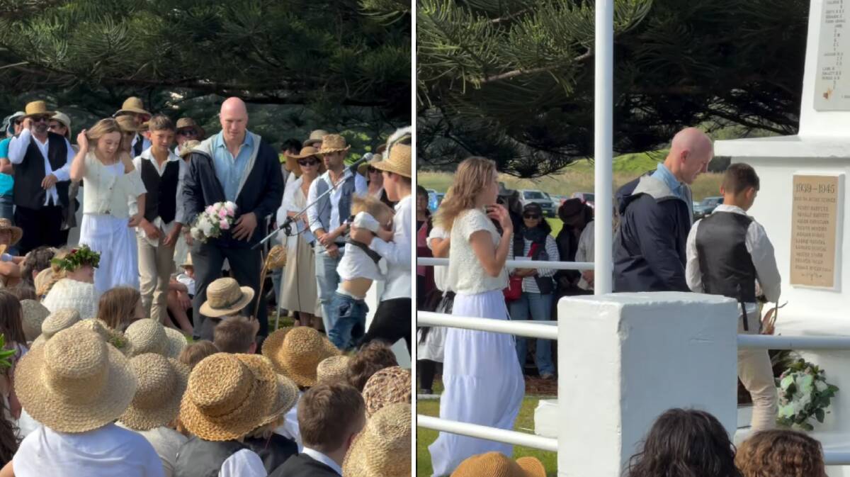 Senator David Pocock at Bounty Day celebrations on June 8. Picture Karen Louise