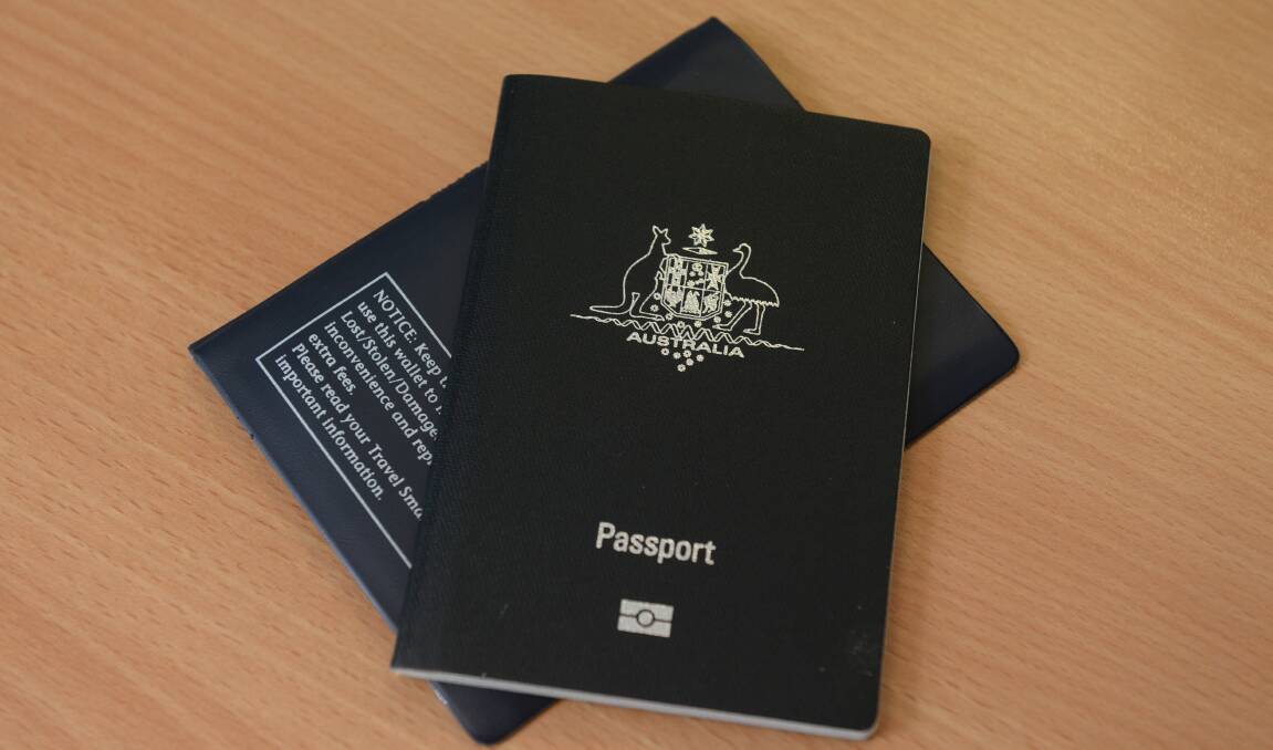 Australian passport. File picture Australian passport. File picture