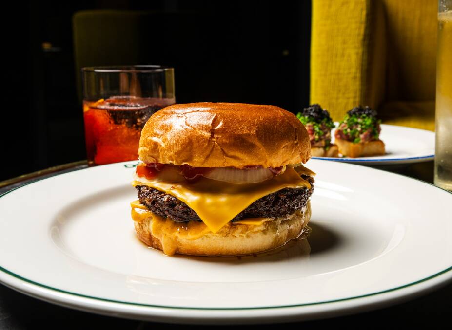 The burger at Débutant, Wollongong that ranked number 67 in the global list. Picture supplied The burger at Débutant, Wollongong that ranked number 67 in the global list. Picture supplied