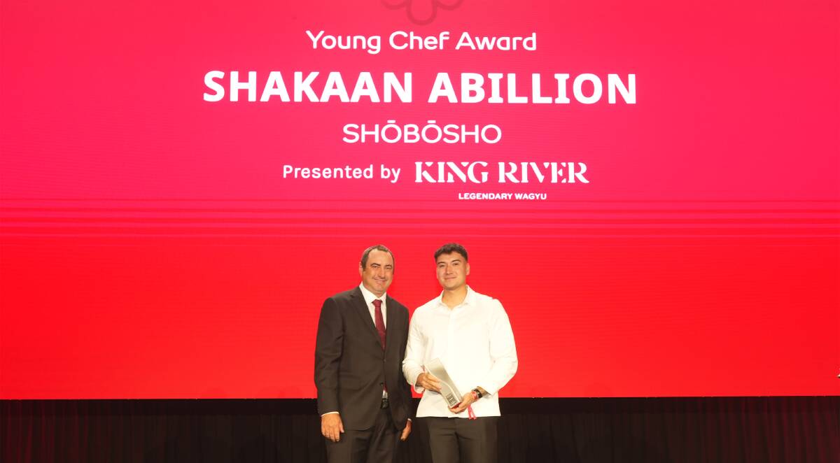 Young Chef of the Year Shakaan Abillion. Picture supplied