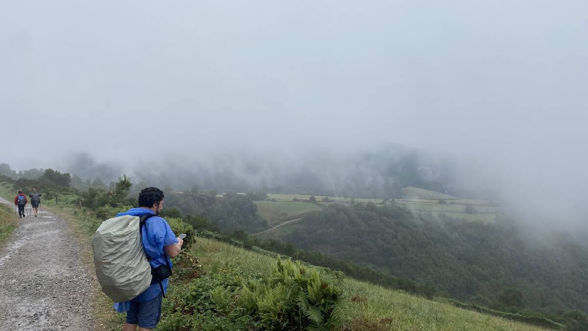 Misty views from the Camino trail. Picture by David Box
