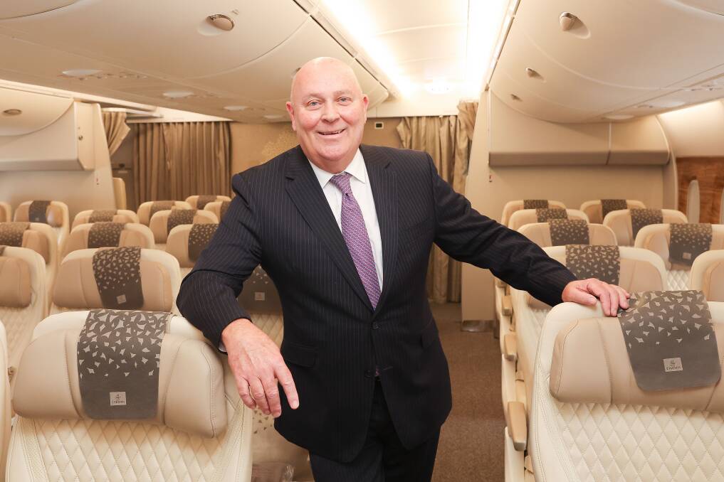 Divisional vice president Australasia at Emirates Barry Brown said Emirates' premium economy was close to business class quality. Divisional vice president Australasia at Emirates Barry Brown said Emirates' premium economy was close to business class quality.
