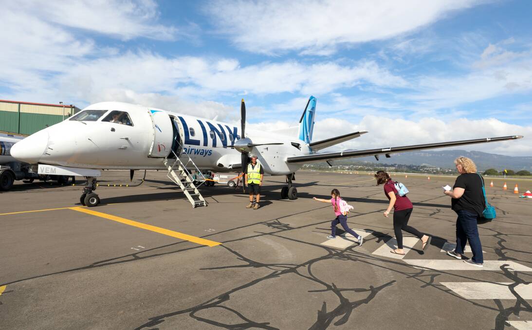 Link Airways at Shellharbour Airport. Picture by Adam McLean Link Airways at Shellharbour Airport. Picture by Adam McLean