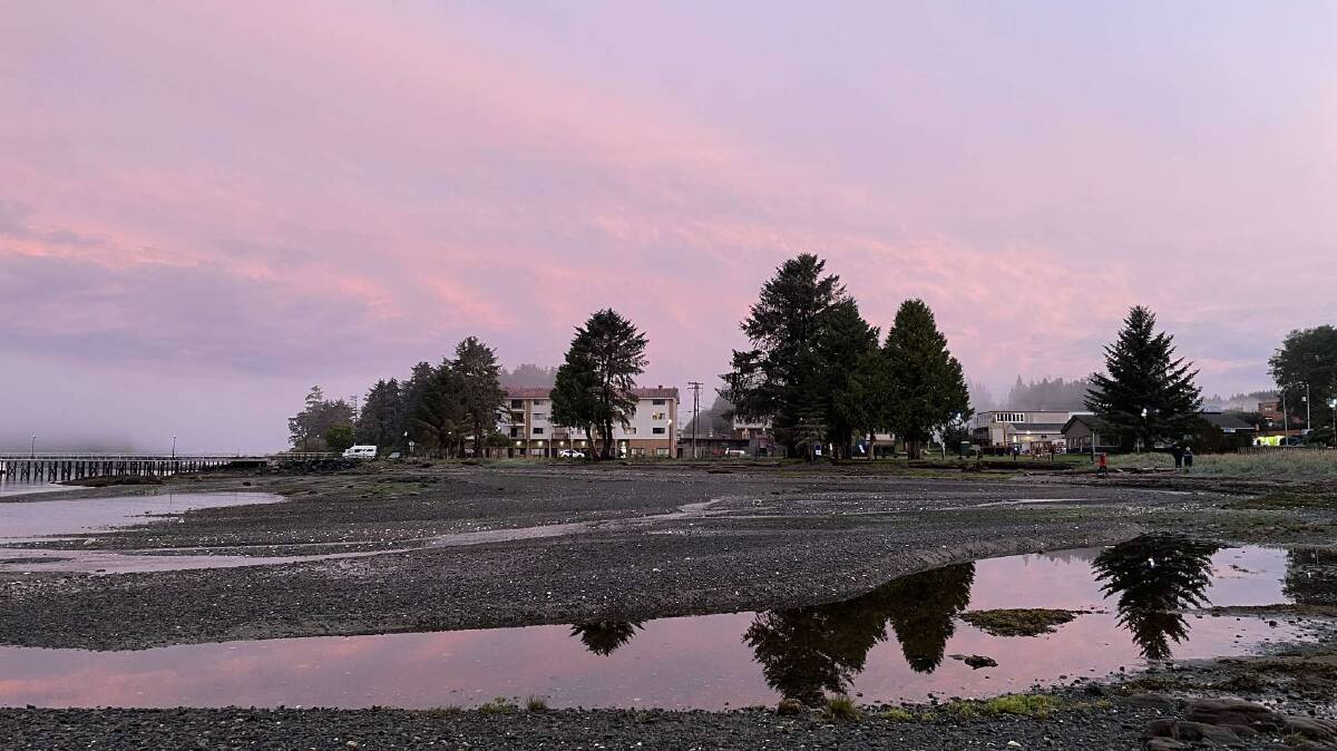 A pink sunset over Port Hardy. Picture by Lucy Arundell A pink sunset over Port Hardy. Picture by Lucy Arundell