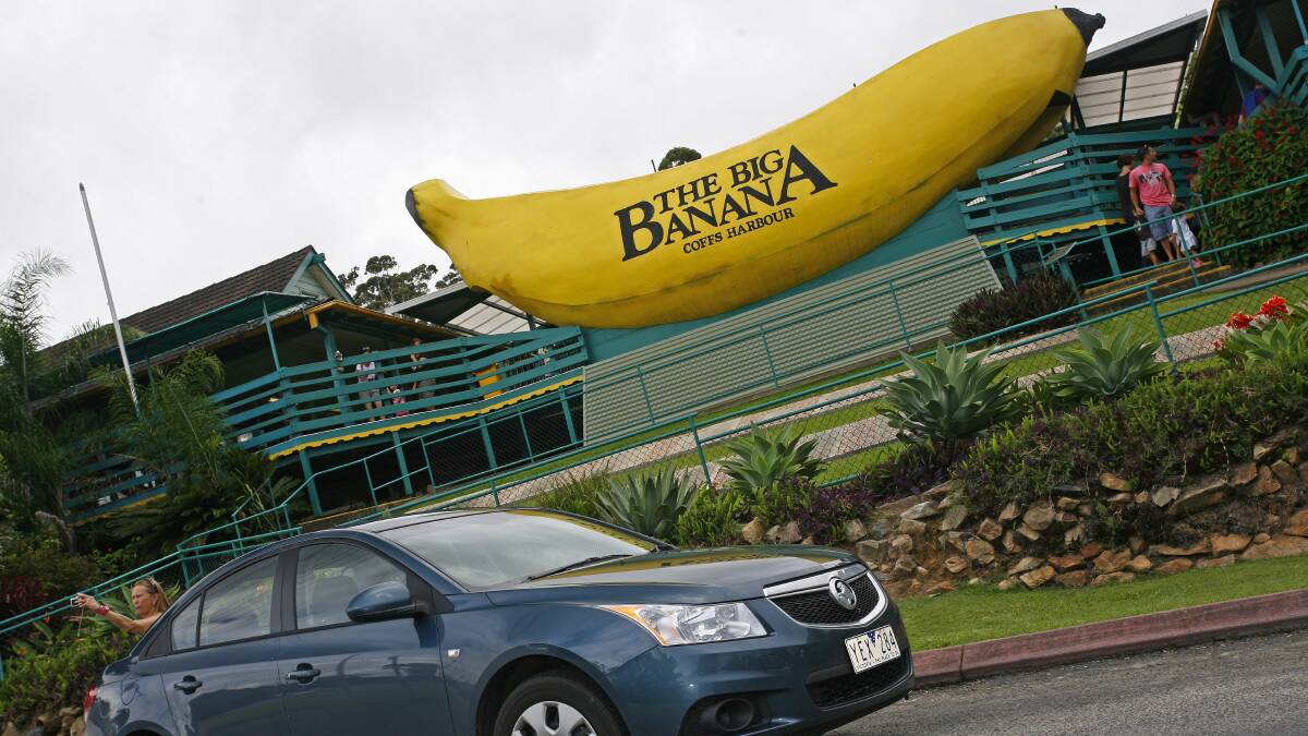 Holden Cruze at the Big Banana Coffs Harbour, NSW. Picture: Jonathan Hawley