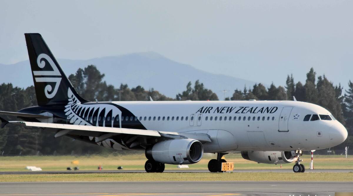 Air New Zealand plane. Picture by Facebook/Air New Zealand Air New Zealand plane. Picture by Facebook/Air New Zealand